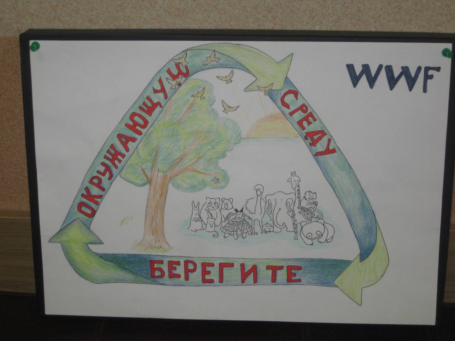 Нарисовать агитационный листок о защите природы 5 класс география